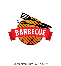 Barbecue party logo