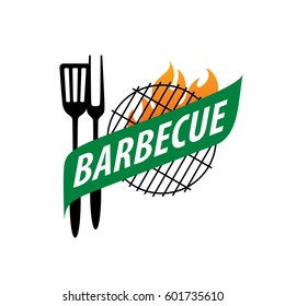 Barbecue party logo
