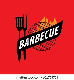 Barbecue party logo