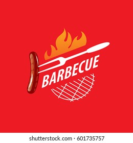 Barbecue party logo