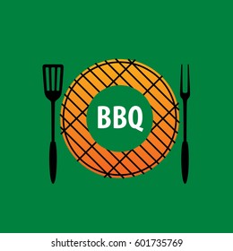 Barbecue party logo