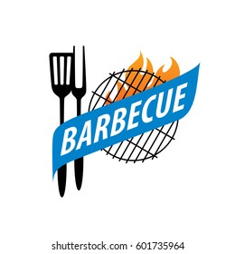 Barbecue party logo