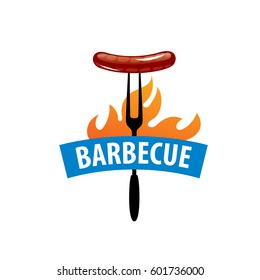Barbecue party logo