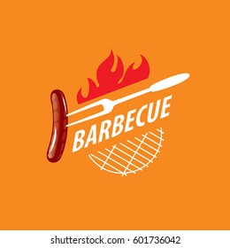 Barbecue party logo