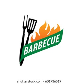 Barbecue party logo