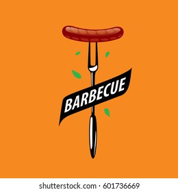 Barbecue party logo