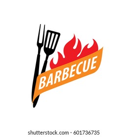 Barbecue party logo