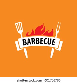 Barbecue party logo