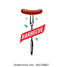 Barbecue party logo