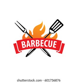 Barbecue party logo