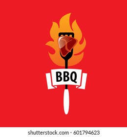 Barbecue party logo