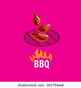 Barbecue party logo