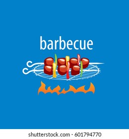 Barbecue party logo