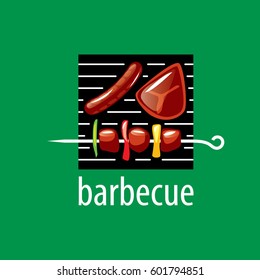 Barbecue party logo
