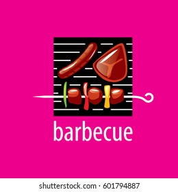Barbecue party logo