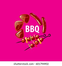 Barbecue party logo