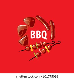 Barbecue party logo