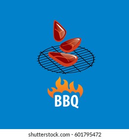 Barbecue party logo