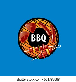 Barbecue party logo