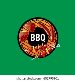 Barbecue party logo