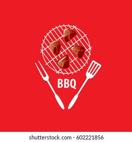 Barbecue party logo