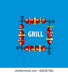Barbecue party logo