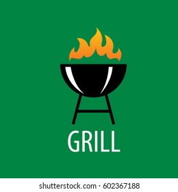 Barbecue party logo