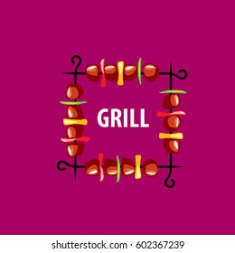Barbecue party logo