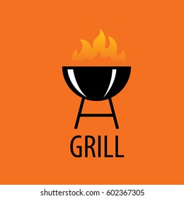 Barbecue party logo