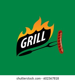 Barbecue party logo