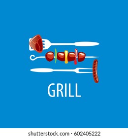 Barbecue party logo
