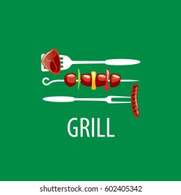 Barbecue party logo