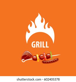 Barbecue party logo