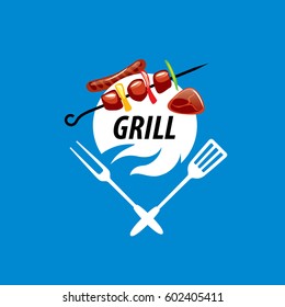 Barbecue party logo