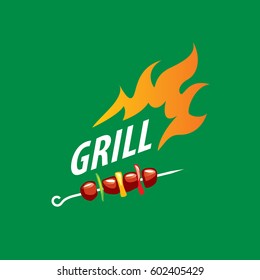 Barbecue party logo