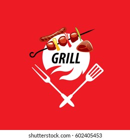 Barbecue party logo