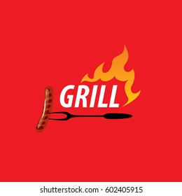 Barbecue party logo