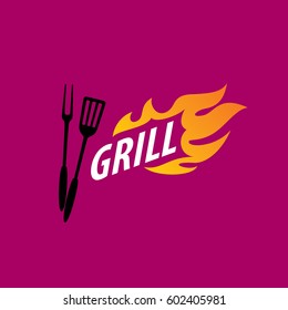 Barbecue party logo
