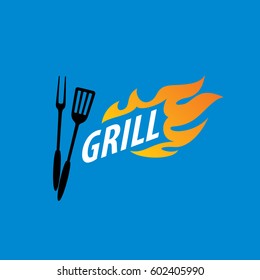 Barbecue party logo