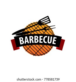 Barbecue party logo