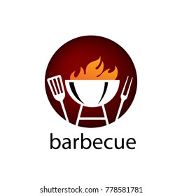 Barbecue party logo