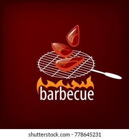 Barbecue party logo