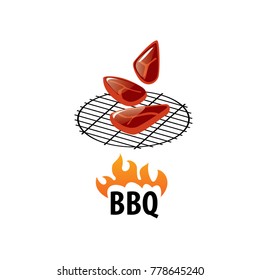 Barbecue party logo