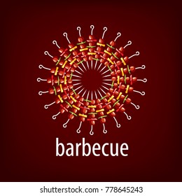 Barbecue party logo