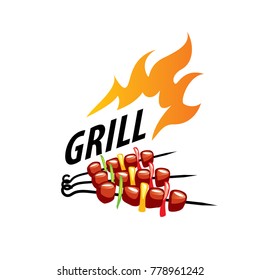 Barbecue party logo