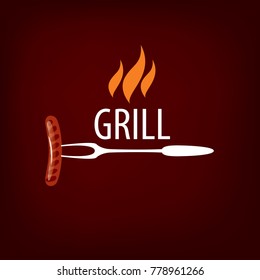Barbecue party logo