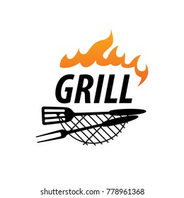 Barbecue party logo