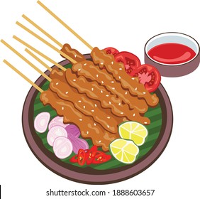 barbecue pork with lemon and onion