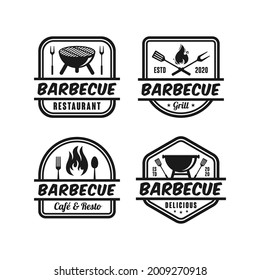 Barbecue premium design logo collection