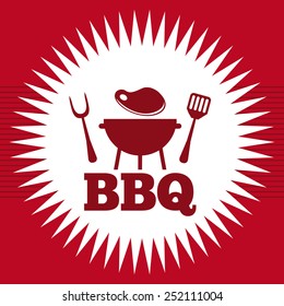 barbecue restaurant design, vector illustration eps10 graphic 